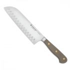 Faca Santoku com Sulcos Classic Color Velvet Oyster 7" - Wüsthof