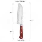 Faca Santoku com Sulcos Classic Color Tasty Sumac 7" - Wüsthof